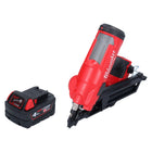 Cloueur à batterie Milwaukee M18 FFN-401 18 V 50 - 90 mm sans balais + 1x batterie 4,0 Ah - sans chargeur