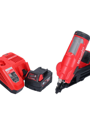 Milwaukee M18 FFN-401 Akku Nagler 18 V 50 - 90 mm Brushless + 1x Akku 4,0 Ah + Ladegerät