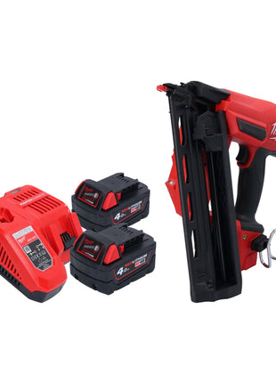 Milwaukee M18 FN16GA-402 Akku Nagler 18 V 32 - 64 mm Brushless + 2x Akku 4,0 Ah + Ladegerät