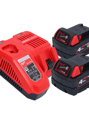 Milwaukee M18 FN16GA-402 Akku Nagler 18 V 32 - 64 mm Brushless + 2x Akku 4,0 Ah + Ladegerät