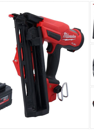 Cloueur à batterie Milwaukee M18 FN16GA-801 18 V 32 - 64 mm sans balais + 1x batterie 8,0 Ah - sans chargeur