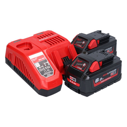 Milwaukee M18 FN16GA-802 Cordless nailer 18 V 32 - 64 mm brushless + 2x battery 8.0 Ah + charger