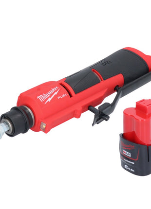 Milwaukee M12 FTB-201 akumulatorowa frezarka do opon 12 V 7/16" Hex bezszczotkowa + 1x akumulator 2,0 Ah - bez ładowarki