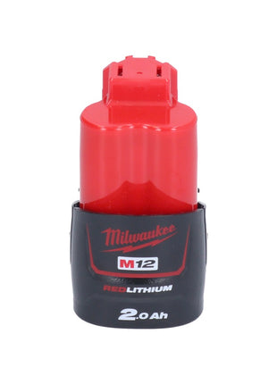 Milwaukee M12 FTB-201 akumulatorowa frezarka do opon 12 V 7/16" Hex bezszczotkowa + 1x akumulator 2,0 Ah - bez ładowarki