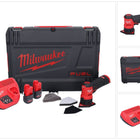 Milwaukee M12 FDSS-252X Akku Punktschleifer 12 V 88,8 x 63,5 mm Brushless + 2x Akku 2,5 Ah + Ladegerät + HD-Box