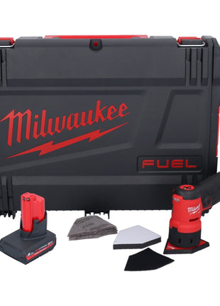 Amoladora puntual a batería Milwaukee M12 FDSS-501X 12 V 88,8 x 63,5 mm sin escobillas + 1x batería 5,0 Ah + caja HD - sin cargador