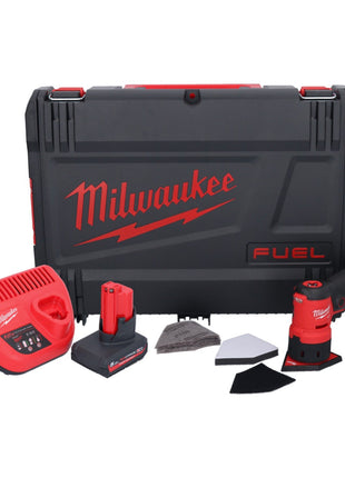 Amoladora puntual a batería Milwaukee M12 FDSS-501X 12 V 88,8 x 63,5 mm sin escobillas + 1x batería 5,0 Ah + cargador + caja HD