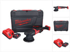 Milwaukee M18 FROP21-301X akumulatorowa polerka mimośrodowa 18 V 150 mm bezszczotkowa + 1x akumulator 3,0 Ah + ładowarka + pudełko HD