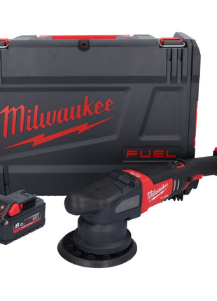 Milwaukee M18 FROP21-801X Akku Exzenter Polierer 18 V 150 mm Brushless + 1x Akku 8,0 Ah + HD-Box - ohne Ladegerät