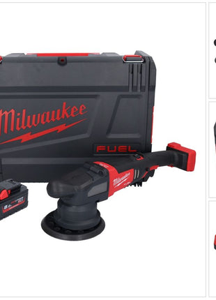 Milwaukee M18 FROP21-802X Akku Exzenter Polierer 18 V 150 mm Brushless + 2x Akku 8,0 Ah + Ladegerät + HD-Box