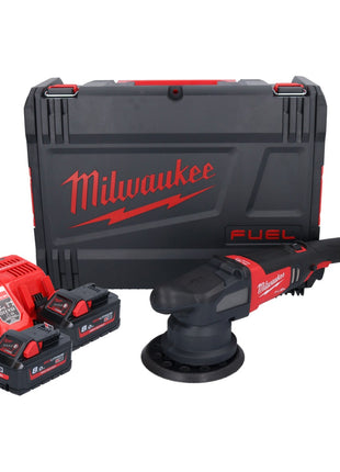 Milwaukee M18 FROP21-802X Akku Exzenter Polierer 18 V 150 mm Brushless + 2x Akku 8,0 Ah + Ladegerät + HD-Box