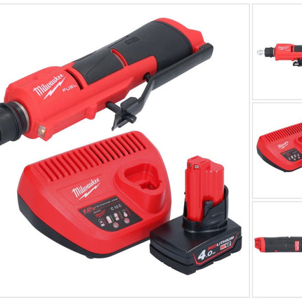 Milwaukee M12 FTB-401 Akku Reifenaufrauer 12 V 7/16" Hex Brushless + 1x Akku 4,0 Ah + Ladegerät
