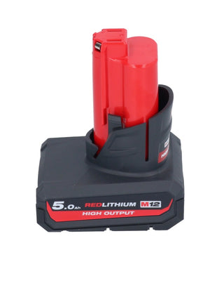 Milwaukee M12 FTB-501 akumulatorowa frezarka do opon 12 V 7/16" Hex bezszczotkowa + 1x akumulator 5,0 Ah - bez ładowarki