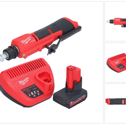 Milwaukee M12 FTB-501 Cordless Tyre Rougher 12 V 7/16" Hex Brushless + 1x battery 5.0 Ah + charger