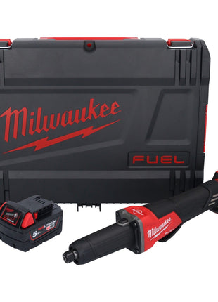 Milwaukee M18 FDGROVPDB-501X Akku Geradschleifer 18 V Brushless + 1x Akku 5,0 Ah + HD Box - ohne Ladegerät