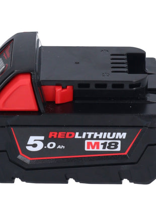 Milwaukee M18 FDGROVPDB-501X Akku Geradschleifer 18 V Brushless + 1x Akku 5,0 Ah + HD Box - ohne Ladegerät