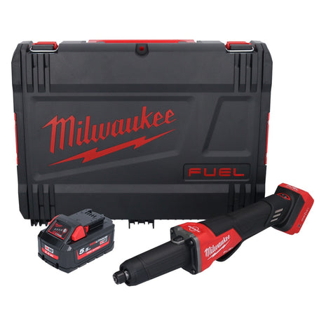 Meuleuse droite à batterie Milwaukee M18 FDGROVPDB-551X 18 V brushless + 1x batterie 5,5 Ah + boîtier HD - sans chargeur