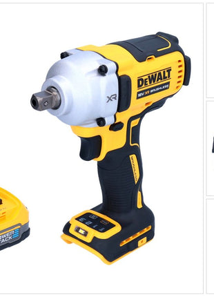 Clé à chocs sans fil DeWalt DCF 892 N 18 V 812 Nm 1/2" sans balais + 1x batterie Powerstack 1,7 Ah - sans chargeur