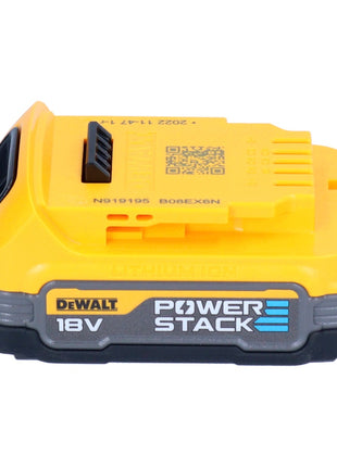 Clé à chocs sans fil DeWalt DCF 892 N 18 V 812 Nm 1/2" sans balais + 1x batterie Powerstack 1,7 Ah - sans chargeur