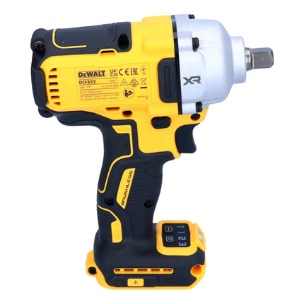 DeWalt DCF 892 N cordless impact wrench 18 V 812 Nm 1/2" brushless + 1x Powerstack battery 1.7 Ah - without charger