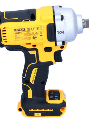 DeWalt DCF 892 D1 Akku Schlagschrauber 18 V 812 Nm 1/2" Brushless + 1x Akku 2,0 Ah + Ladegerät