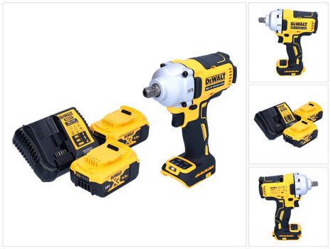 DeWalt DCF 892 P2 cordless impact wrench 18 V 812 Nm 1/2" brushless + 2x rechargeable battery 5.0 Ah + charger