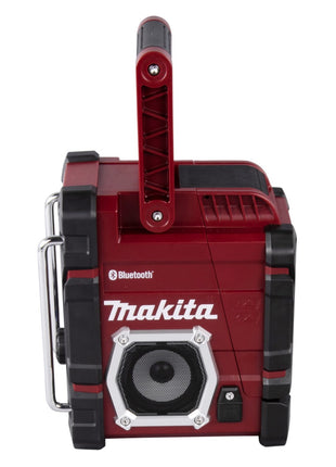 Makita DMR 108 AR Akku Baustellenradio 7,2 - 18 V AM FM AUX Bluetooth rot Solo - ohne Akku, ohne Ladegerät