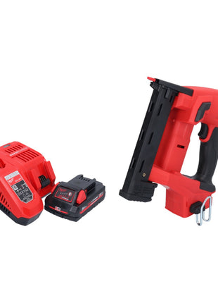 Milwaukee M18 FNCS18GS-301X Akku Tacker 18 V 9,5 - 38 mm Brushless + 1x Akku 3,0 Ah + Ladegerät + HD Box