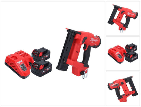 Milwaukee M18 FNCS18GS-502X wkrętarka akumulatorowa 18 V 9,5 - 38 mm bezszczotkowa + 2x akumulator 5,0 Ah + ładowarka + skrzynka HD