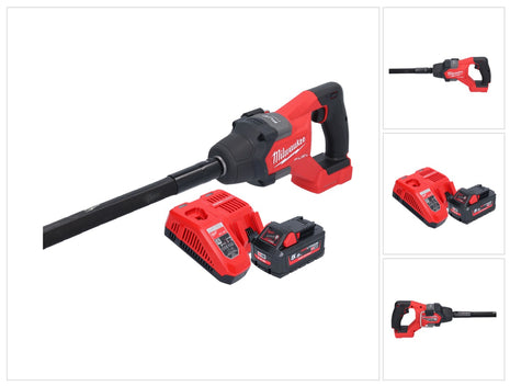 Milwaukee M18 FCVN12-551 Akumulatorowa zagęszczarka do betonu 18 V 1,2 m bezszczotkowa ( 4933479597 ) + 1x akumulator 5,5 Ah + ładowarka