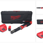 Milwaukee M12 ONEFTR38-201C Chiave dinamometrica digitale a batteria 12 V 135,6 Nm 3/8″ ( 4933464967 ) Brushless + 1x batteria ricaricabile 2,0 Ah + caricatore + custodia