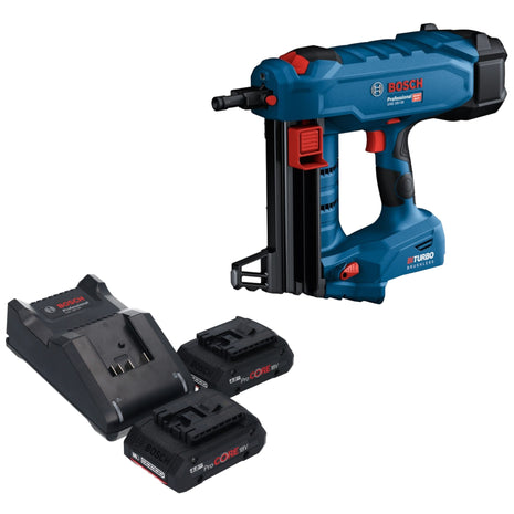 Bosch GNB 18V-38 Professional Akku Betonnagler 18 V 13 - 38 mm BITURBO Brushless + 2x ProCORE Akku 4,0 Ah + Ladegerät