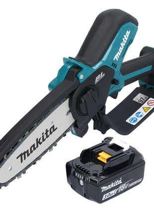 Motosierra a batería Makita DUC 150 F01 18 V 15 cm sin escobillas + 1x batería 3,0 Ah - sin cargador