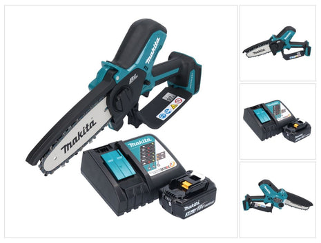 Makita DUC 150 RF01 Motosega a batteria 18 V 15 cm brushless + 1x batteria 3,0 Ah + caricabatterie