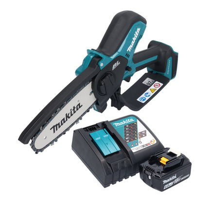 Makita DUC 150 RG01 Akumulatorowa pilarka łańcuchowa 18 V 15 cm bezszczotkowa + 1x akumulator 6,0 Ah + ładowarka