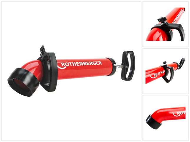 Rothenberger ROPUMP Super Plus Adapter k l 072070X Saugdruck Rohrreiniger Handpumpe 0 - toolbrothers