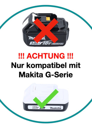 Makita DF 457 DWEX2 perceuse-visseuse sans fil 18 V 42 Nm série G + 2x batteries 1,5 Ah + chargeur + jeu d'accessoires 70 pièces + mallette