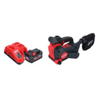 Milwaukee M18 FBTS75-551 Akumulatorowa szlifierka taśmowa 18 V 75 x 457 mm bezszczotkowa + 1x akumulator 5,5 Ah + ładowarka