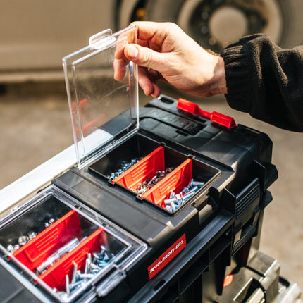 Toolbrothers RHINO Maletín para herramientas ECO Comfort+ Compact Edition 14 l IP54 con separadores extraíbles