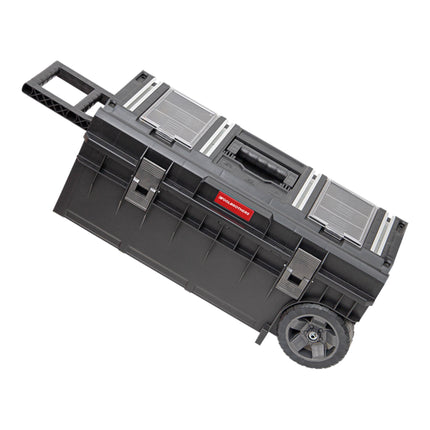 Toolbrothers RHINO XXL Carro ECO Longer Work+ 50 l Caja de herramientas IP66 con ruedas sobre eje metálico y doble asa telescópica