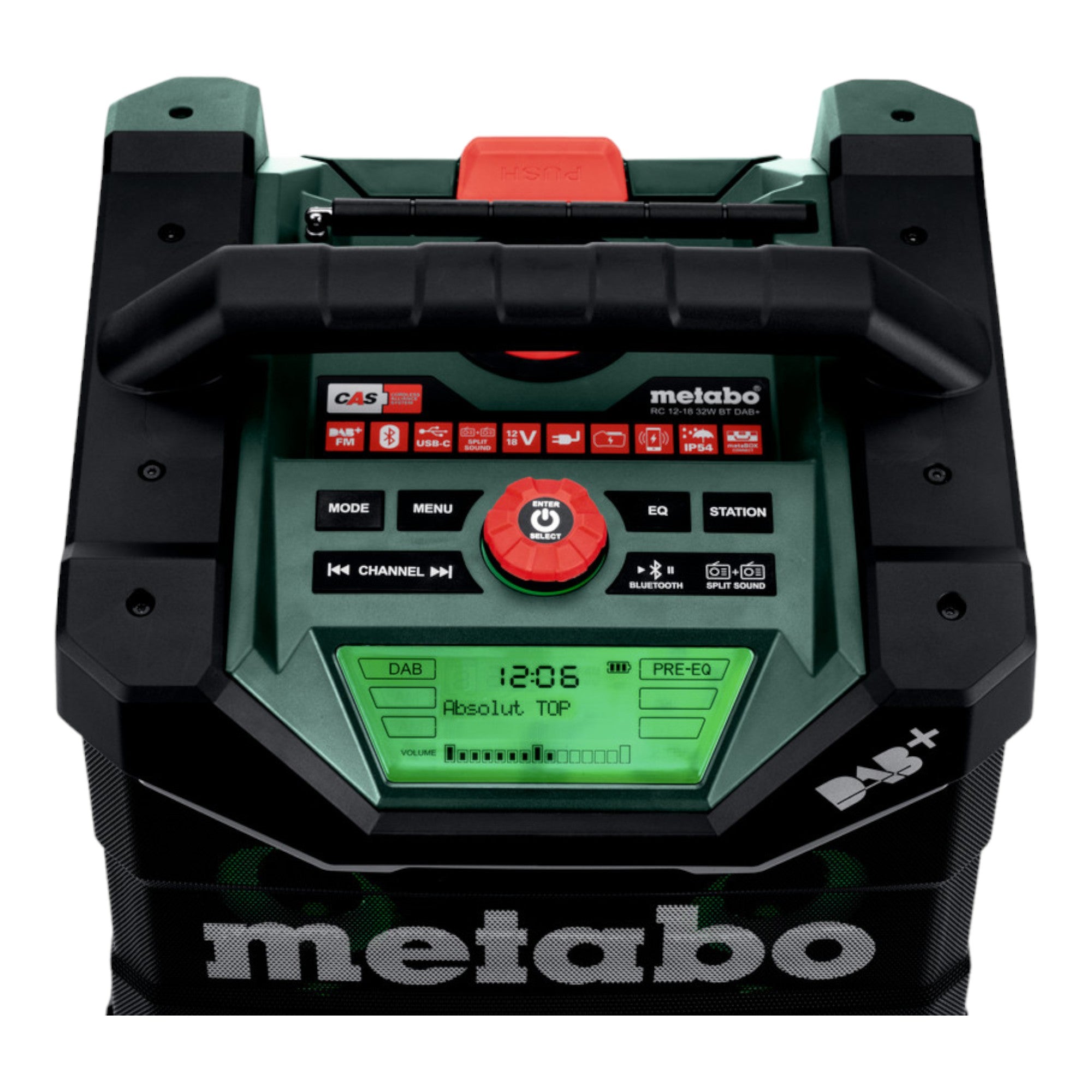 Metabo RC 12 18 32 W BT DAB Akku Baustellenradio 12 18 V IP 54 600779850 ohne Akku ohne Ladegeraet 1 - toolbrothers