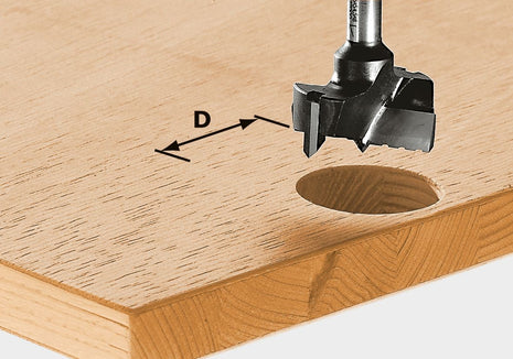 Festool HW S8 D35 broca de montaje 35 x 54,5 x 8 mm (491077) para fresadora OF 900, OF 1000, OF 1010, OF 1010 R, OF 1400, OF 2000, OF 2200