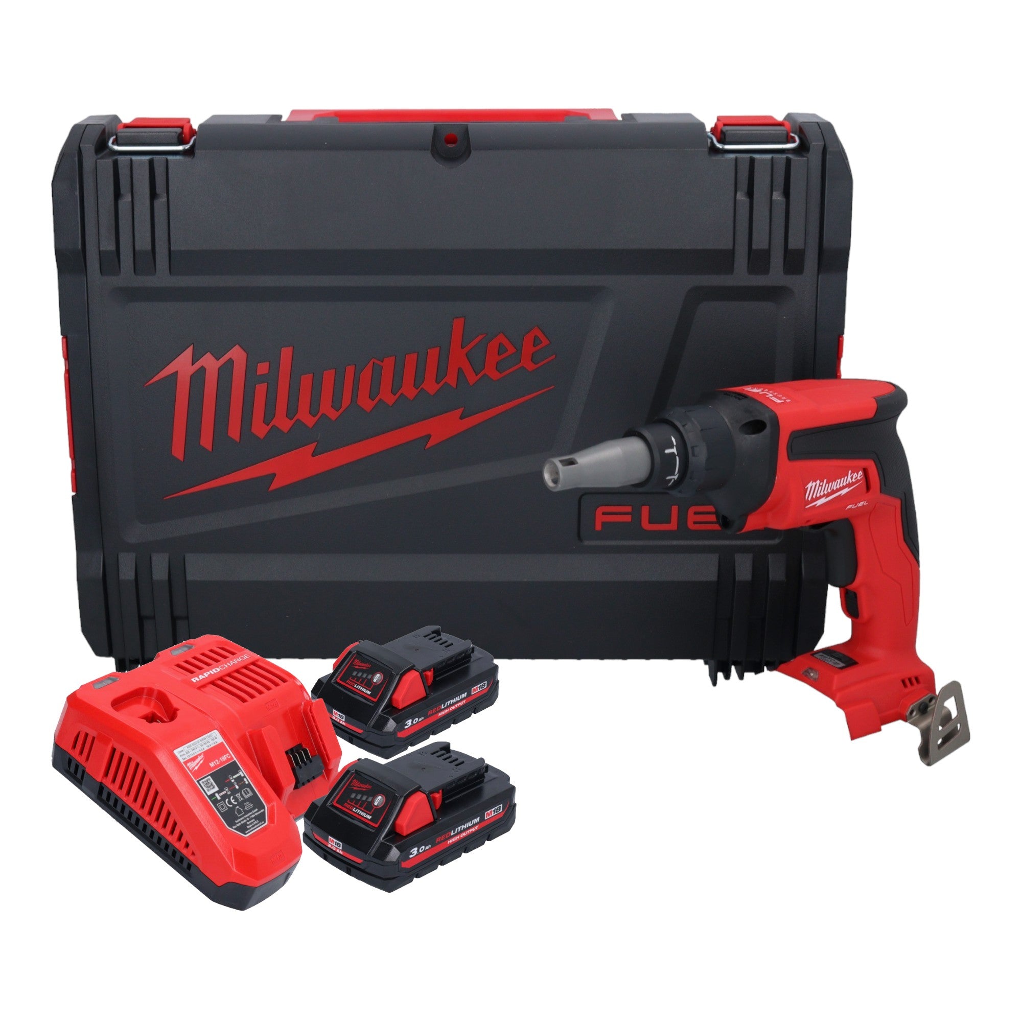 Milwaukee M18 FSG 302X Akku Trockenbauschrauber 18 V 13 Nm Brushless 2x Akku 3 0 Ah Ladegeraet HD Box 0 - toolbrothers