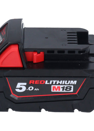 Milwaukee M18 FSAGF125XPDB-501X Akku Flachkopf Winkelschleifer 18 V 125 mm Brushless + 1x Akku 5,0 Ah + HD Box - ohne Ladegerät