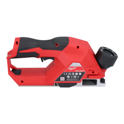 Cepilladora de batería Milwaukee M12 BLP-601X 12 V 51 mm sin escobillas + 1x batería 6,0 Ah + caja HD - sin cargador