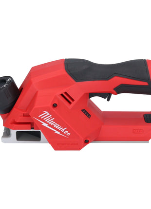 Cepilladora de batería Milwaukee M12 BLP-602X 12 V 51 mm sin escobillas + 2x baterías 6,0 Ah + cargador + caja HD