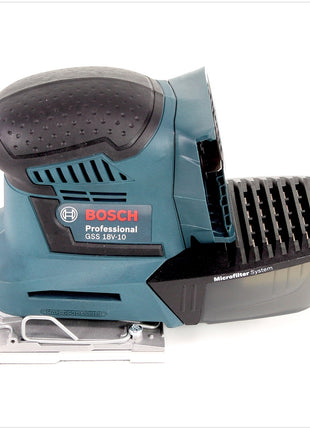 Bosch GSS 18V-10 Akku Schwingschleifer 18V + 1x Akku 3,0Ah + Ladegerät + L-Boxx - Toolbrothers