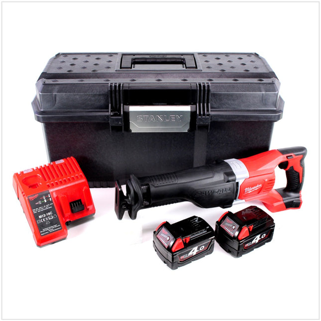 Milwaukee M18 BSX-402 Akku Säbelsäge + 2x Akku 4,0Ah + Ladegerät + Koffer - Toolbrothers