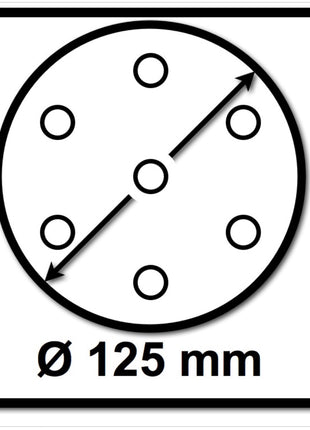 Bosch SIA Scheibe Keramik Schleifnetz 7500 125 mm Körnung P180 50 Stück ( F03E00689B ) - Toolbrothers