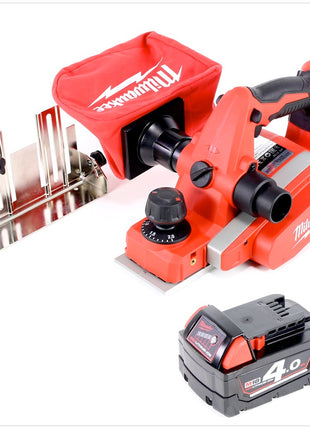 Milwaukee M18 BP - 401 18 V Akku Hobel + M18 B4 4,0 Ah Akku - Toolbrothers